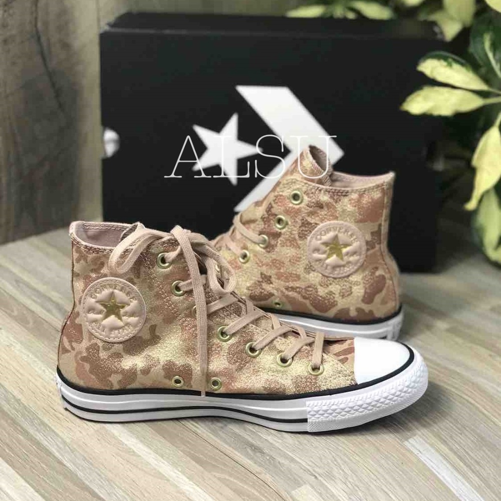 NWT Converse High Top particle beige Women's Size 10 AUTHENTIC 559837F - Picture 2 of 8